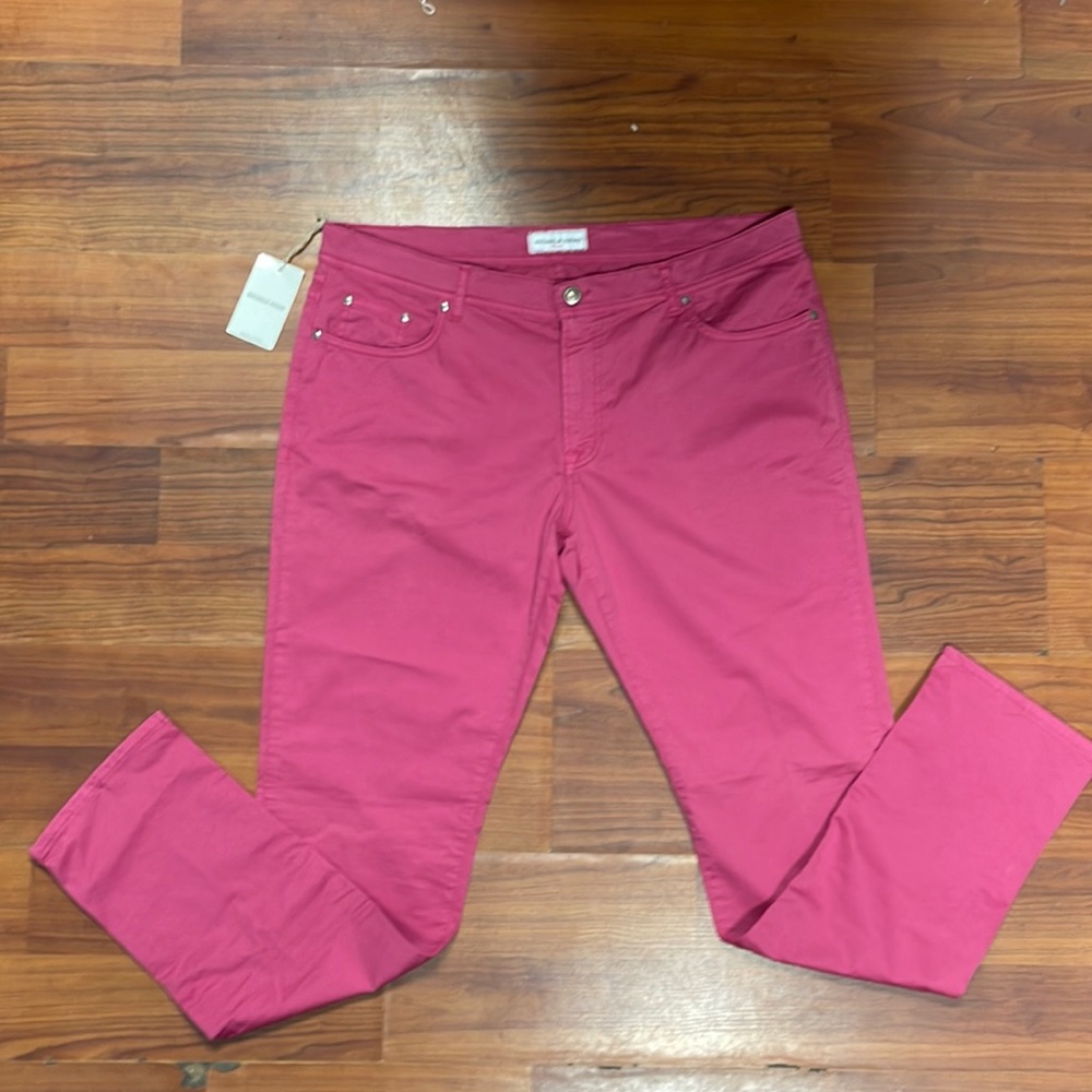 Summer Jean by Michele Negri made in Italy luxury slim cut  retail about $430